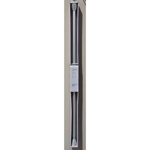 2 Pack Tension Mount Satin Nickel Tapered Shower Curtain Rod 52" to 86" NO BOX